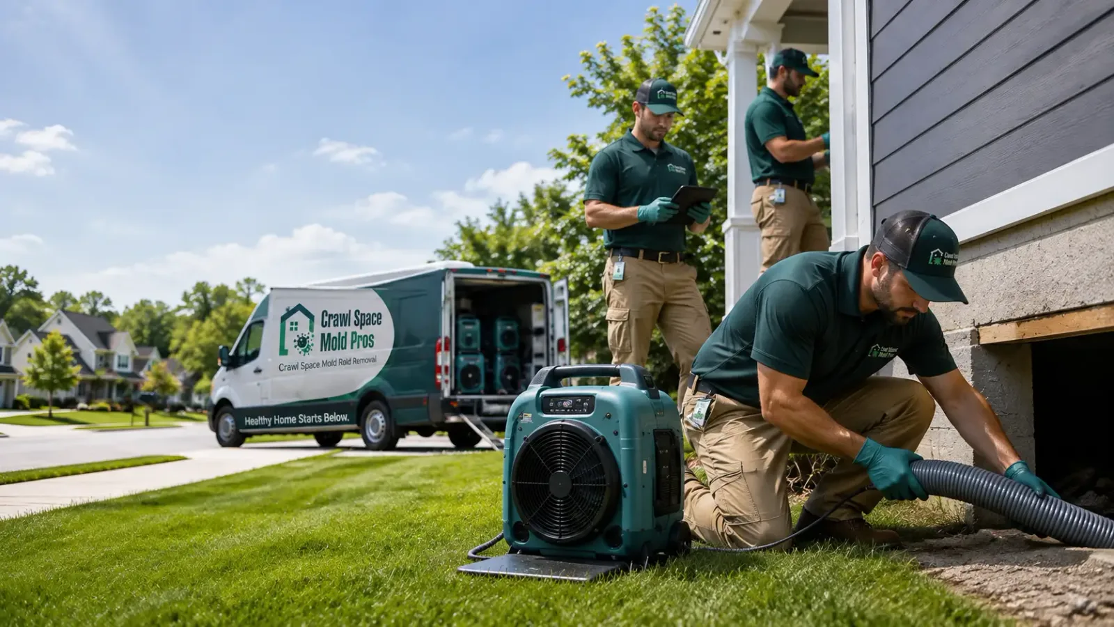 Crawl Space Mold Removal in Ralston, WY